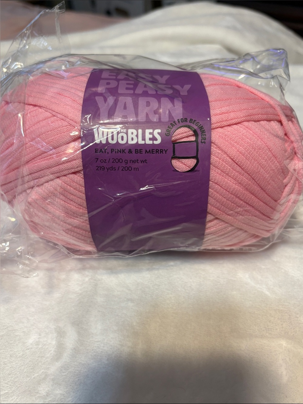 The Woobles Easy Peasy Yarn - Fat, Pink & Be Merry